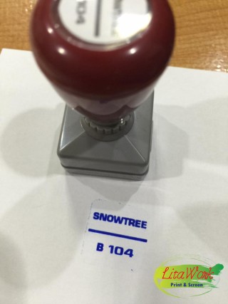 ตรายาง SNOWTREE
