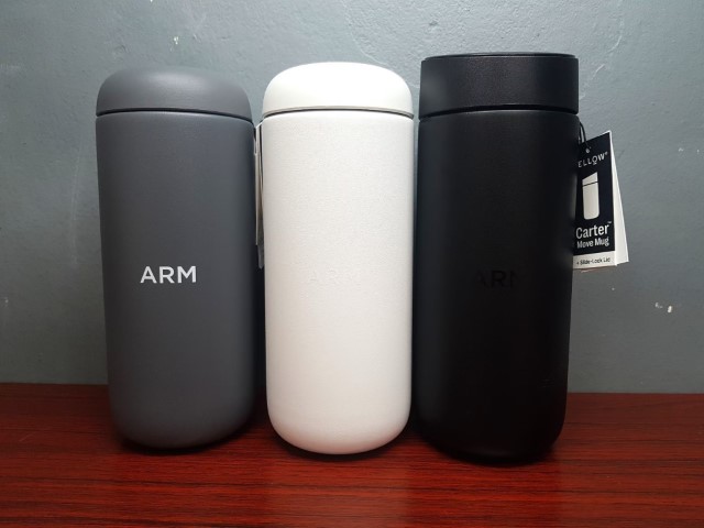 สกรีนกระบอกน้ำ ARM