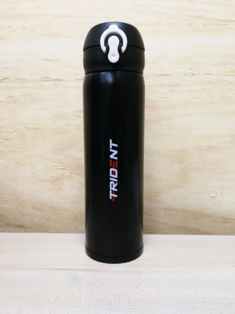 สกรีนกระบอกน้ำ TRIDENT