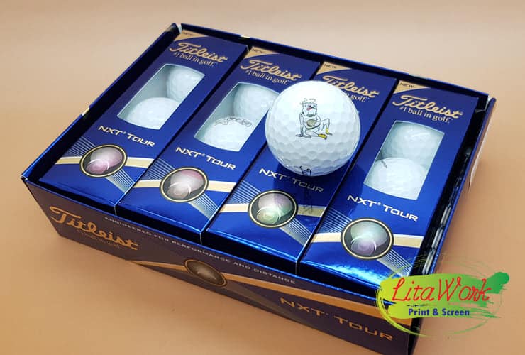 สกรีนลูกกอล์ฟ Titleist NXT Tour