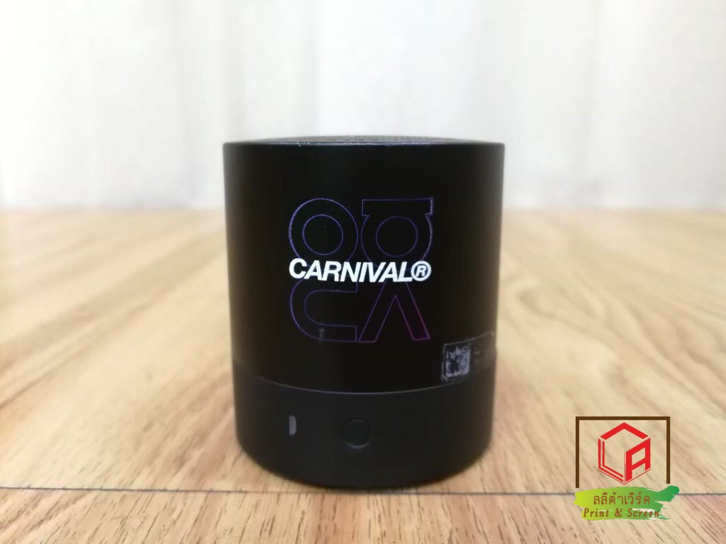 สกรีนลําโพงบลูทูธ Speaker black Canival