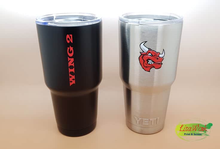 สกรีนแก้ว YETI WING 2