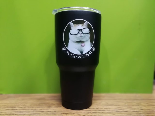 สกรีนแก้ว YETI รูป Ma-Meow