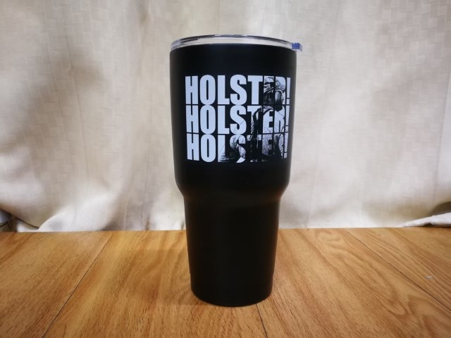 สกรีนแก้ว YETI โลโก้ HOLSTERI
