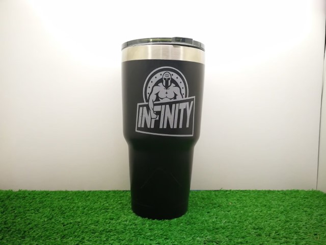สกรีนแก้ว YETI โลโก้ INFINITY