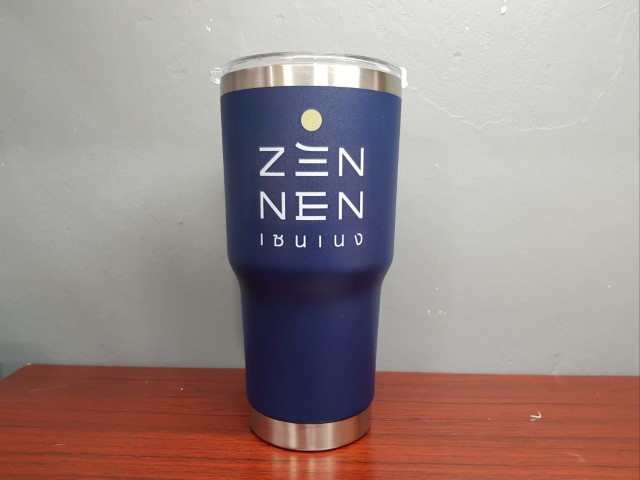 สกรีนแก้ว YETI โลโก้ ZENNEN