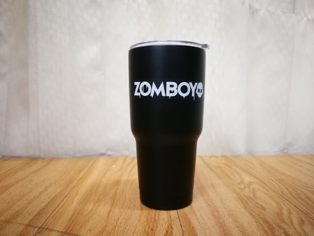 สกรีนแก้ว YETI โลโก้ ZOMBOY