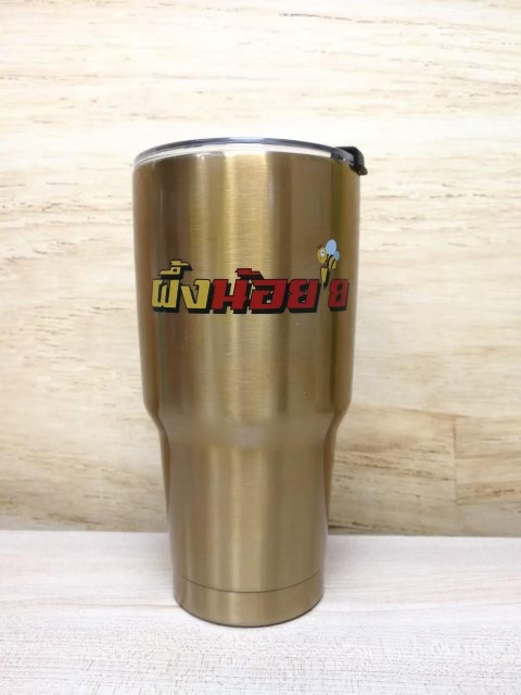สกรีนแก้ว YETI โลโก้ ผึ้งน้อย