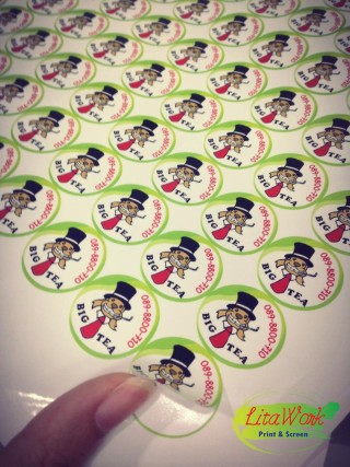 สติ๊กเกอร์ BIG TEA