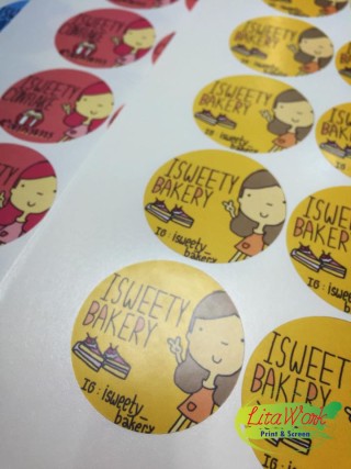 สติ๊กเกอร์ ISWEETY BAKERY