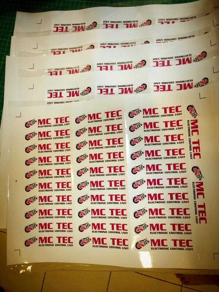 สติ๊กเกอร์ MC TEC