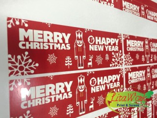 สติ๊กเกอร์ MERRY CHRISTMAS