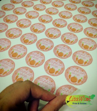 สติ๊กเกอร์ pinkan shop