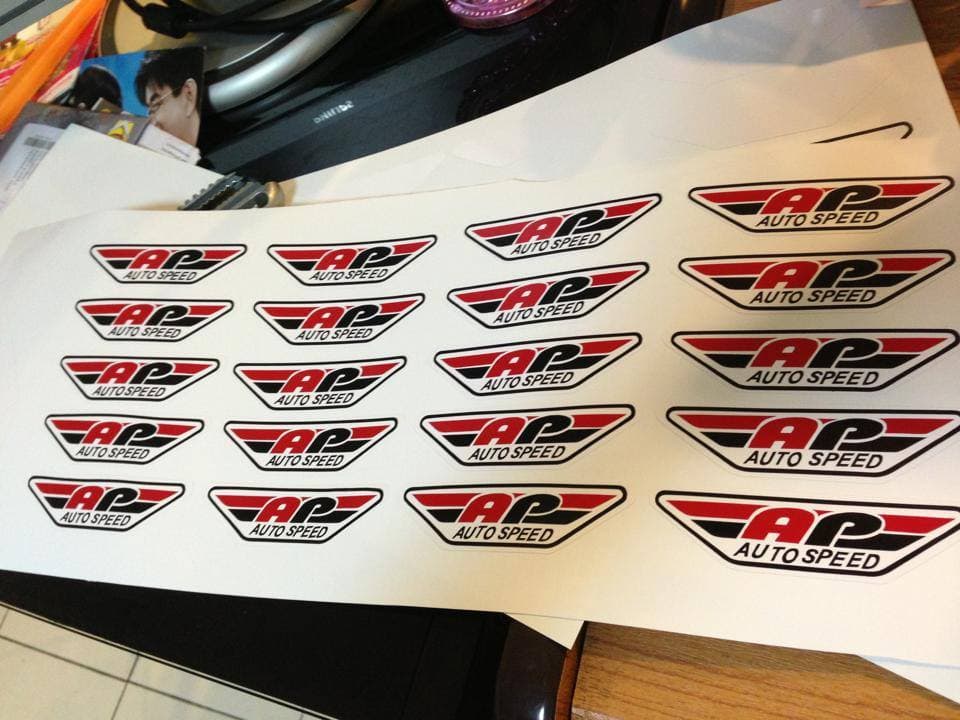 สติ๊กเกอร์ติดมอเตอร์ไซค์ AP Auto Speed