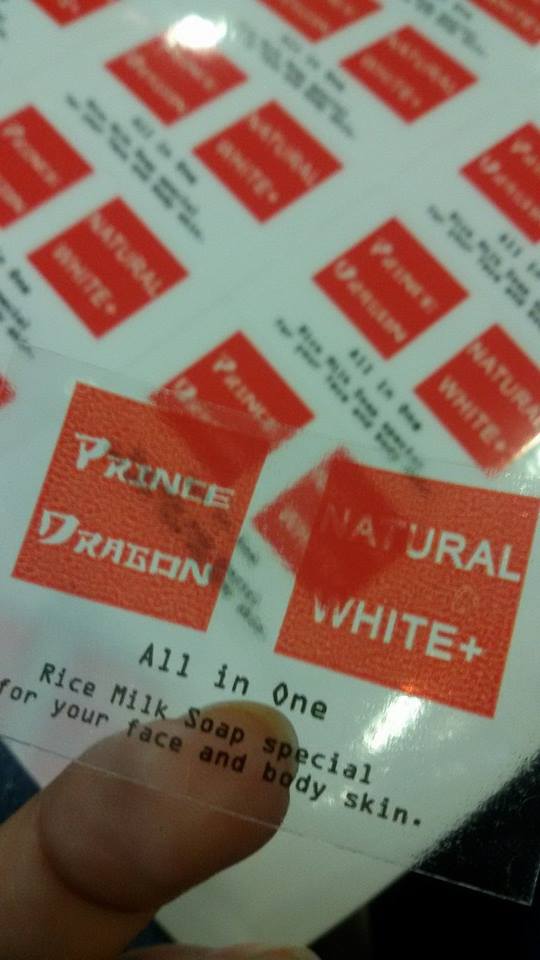 สติ๊กเกอร์ใส Prince Dragon